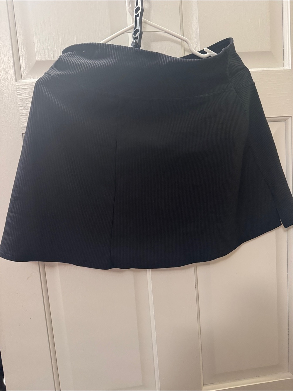 Classic Black Women's A-Line athletic Skirt with built in shorts